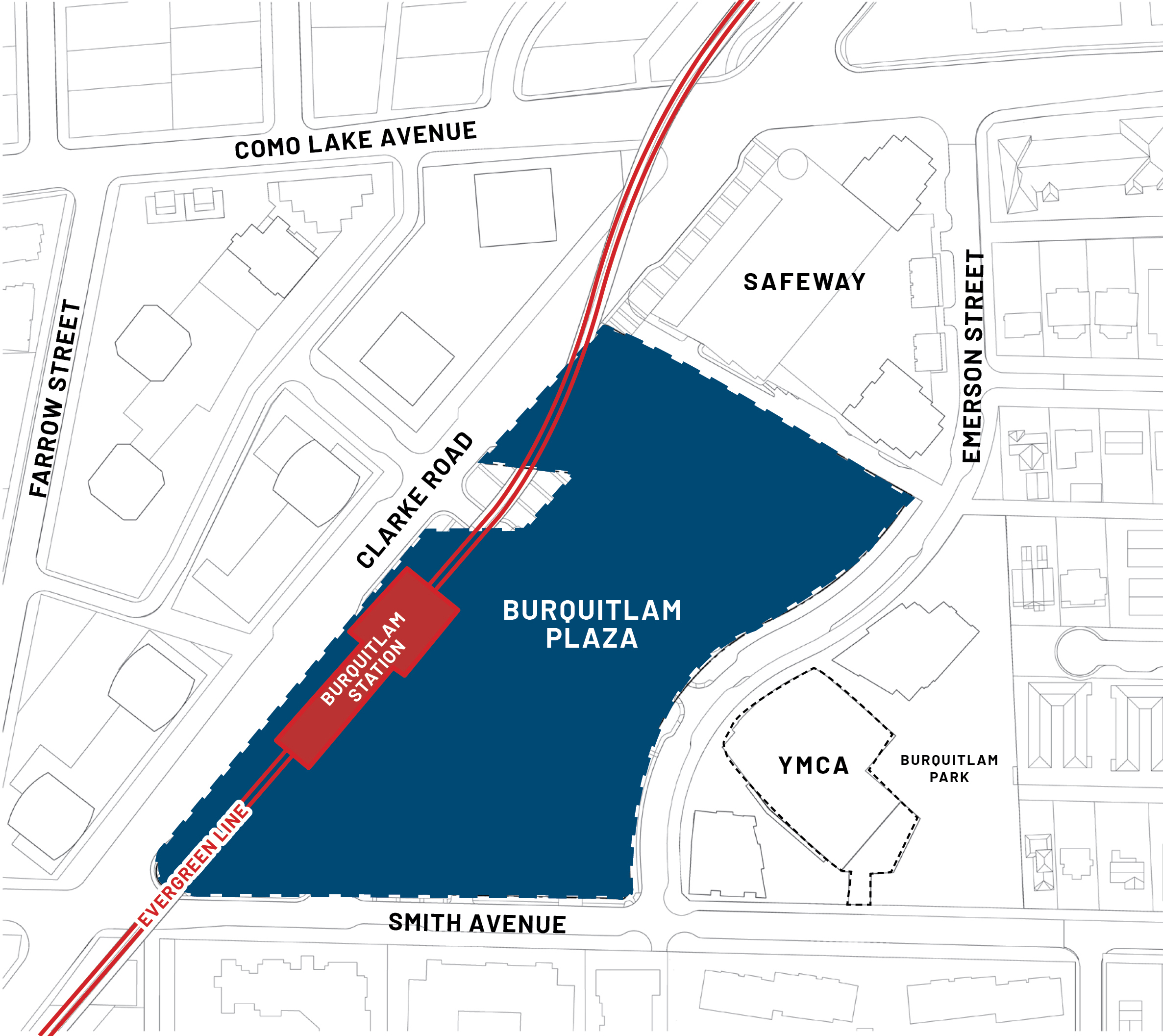 Location Map for Burquitlam Plaza